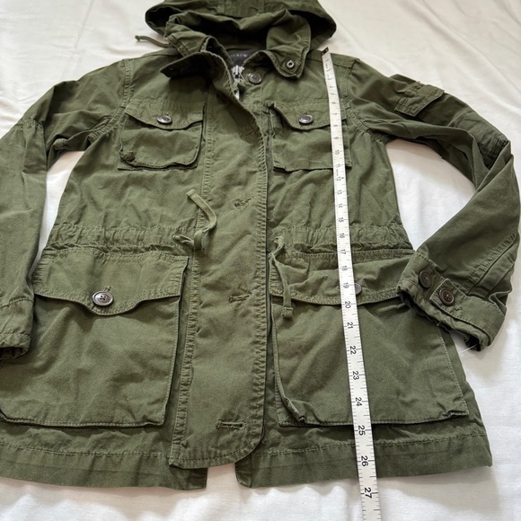 J Crew XXS Green Field Mechanic Military Utility Jacket ~ Outdoor Casual - Picture 7 of 9